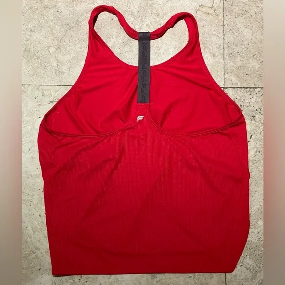 FABLETICS Red Racerback Tank Top - Picture 2 of 2